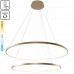 Φωτιστικό Κρεμαστό Φ60/80 LED 60W 2500lm 230V CCT σε Χρυσαφί BRENO 003064-026648